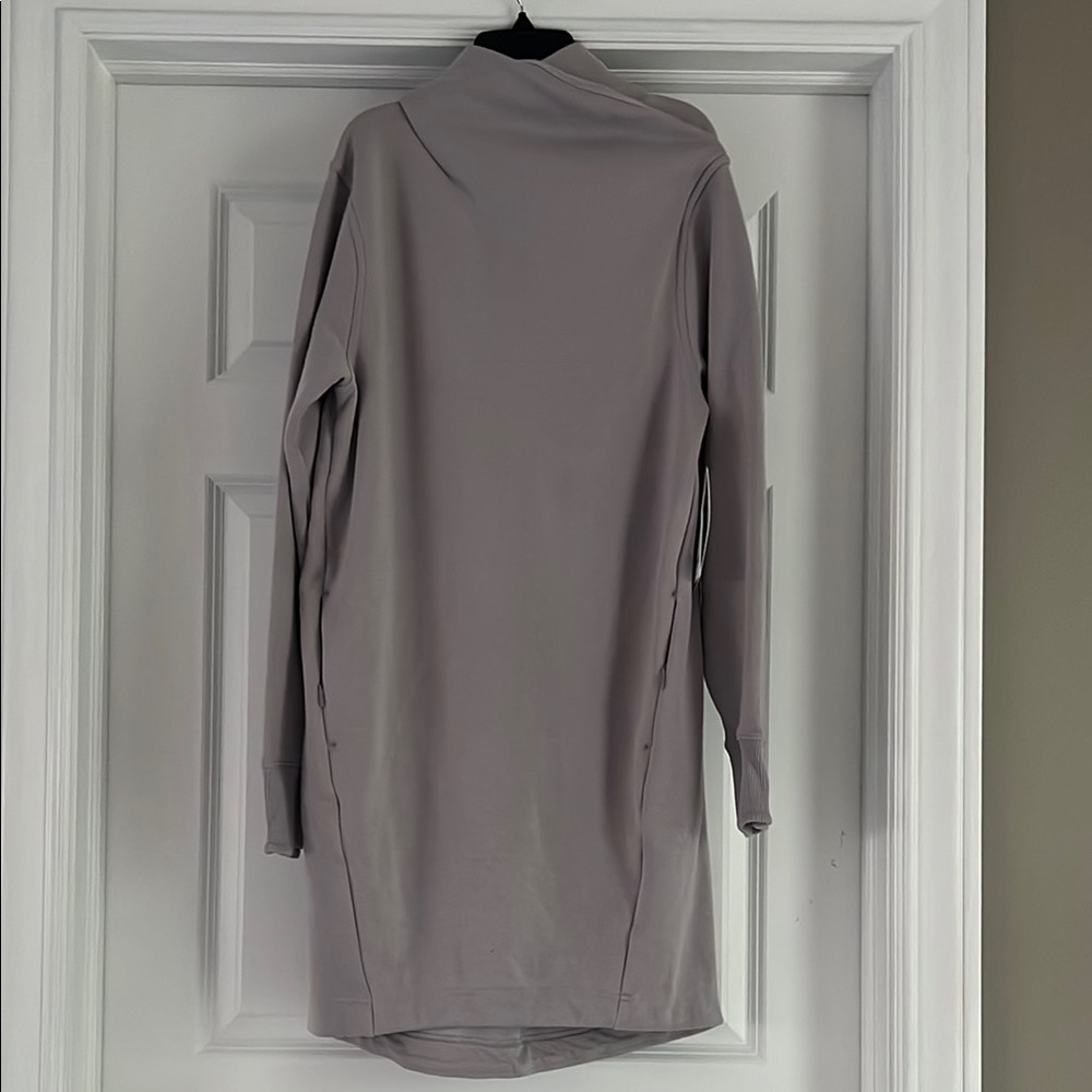 Athleta cozy karma sweatshirt dress. Mock neck.